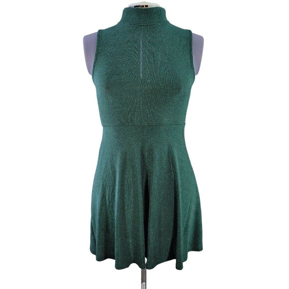 Wild Fable Sleeveless Lurex Fit & Flare Dress Sz S